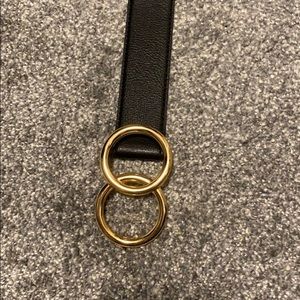 Gold and black belt